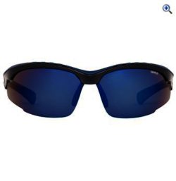 Sinner Crane Sunglasses (Blue Revo) - Colour: Black / Blue